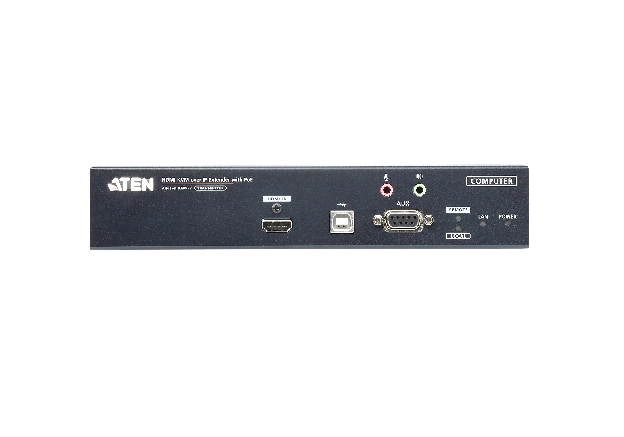 ATEN KE8952T Senderteil KVM over IP Extender mit PoE, 4K HDMI Einzeldisplay, RS232, USB, Audio ATEN KE8952T Senderteil KVM over IP Extender mit PoE, 4K HDMI Einzeldisplay, RS232, USB, Audio