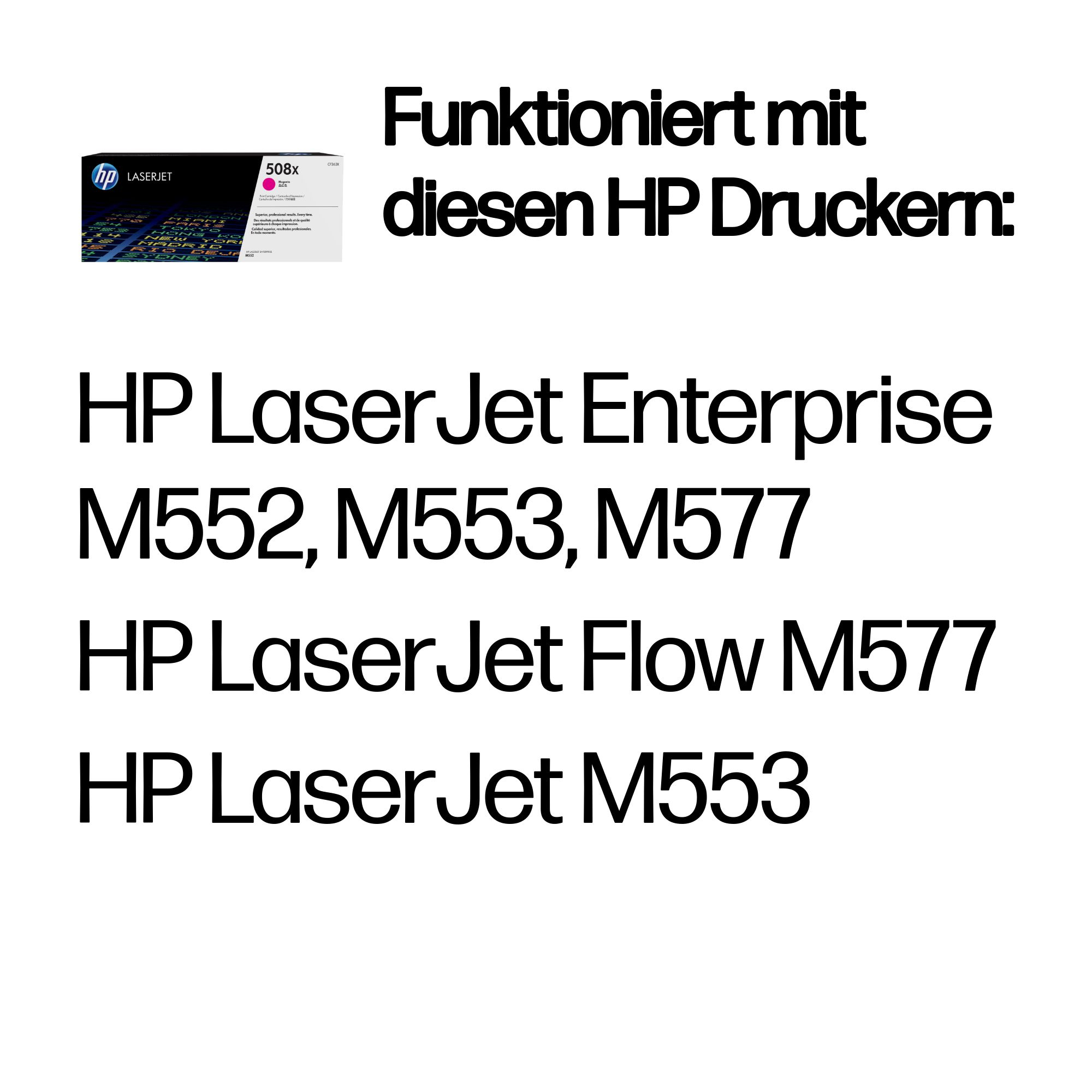 HP 508X Magenta Original LaserJet Tonerkartusche HP 508X Magenta Original LaserJet Tonerkartusche – Bild 2
