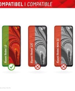 DISPLEX Panzerfolie 9H für Xiaomi Redmi 12 DISPLEX Panzerfolie 9H für Xiaomi Redmi 12 – Bild 3