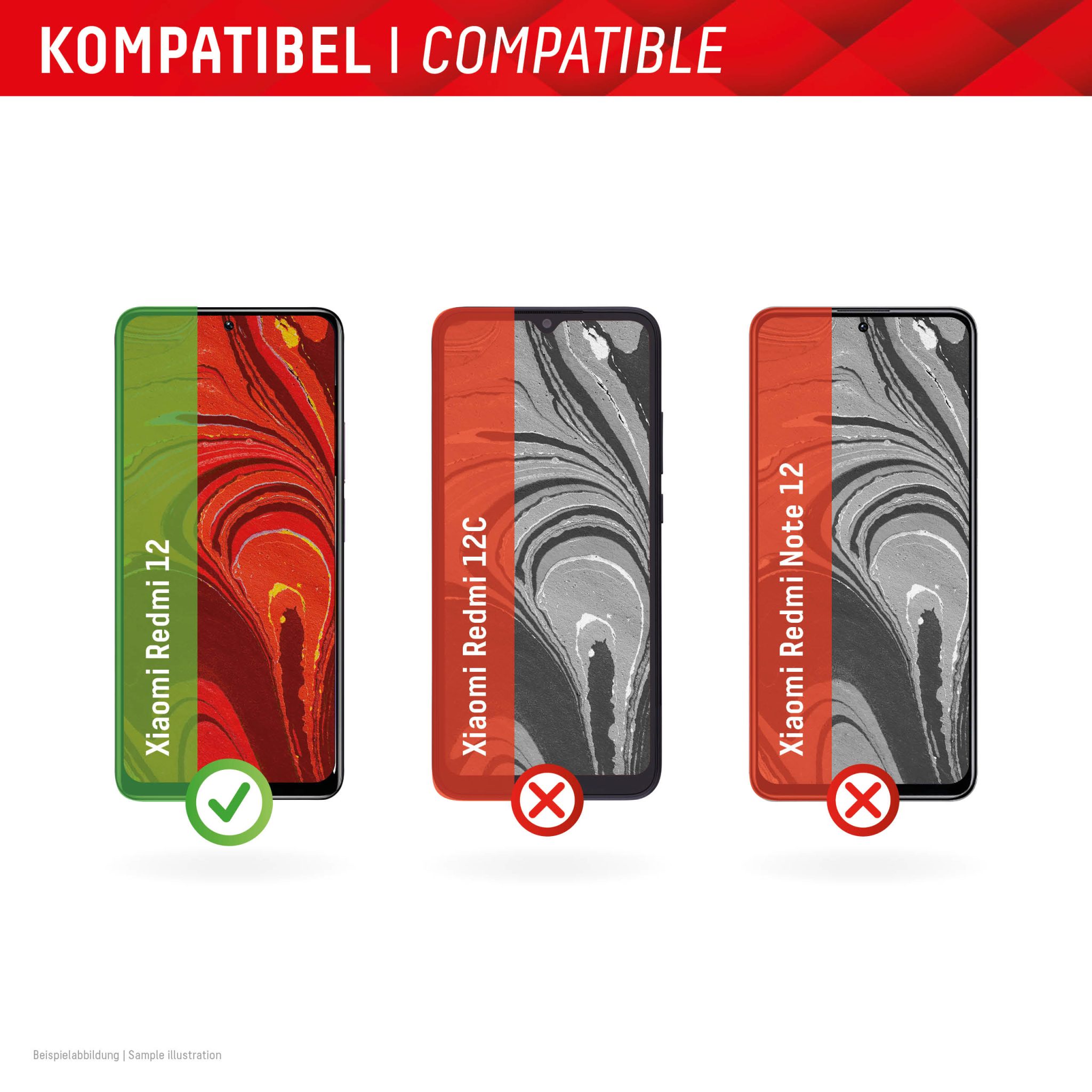 DISPLEX Panzerfolie 9H für Xiaomi Redmi 12 DISPLEX Panzerfolie 9H für Xiaomi Redmi 12 – Bild 3