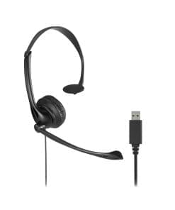 Kensington Classic USB-A Mono Headset mit Mikrofon und Lautstärkeregler