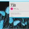 HP 738 300-ml Magenta DesignJet Tintenpatrone 738 DesignJet Druckerpatrone Gelb, 300 ml