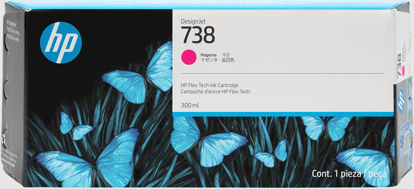 HP 738 300-ml Magenta DesignJet Tintenpatrone HP 738 300-ml Magenta DesignJet Tintenpatrone
