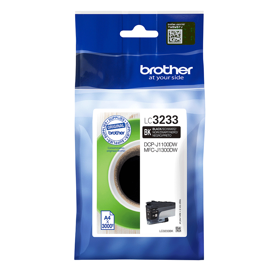 Brother Tintenpatrone LC-3233BK Schwarz (ca. 3000 Seiten) Brother Tintenpatrone LC-3233BK Schwarz (ca. 3000 Seiten)