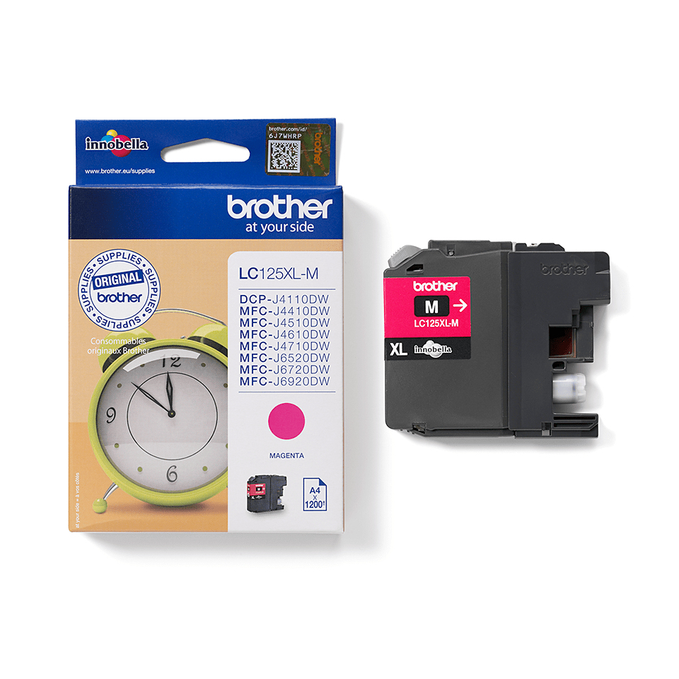 Brother Tintenpatrone LC-125XLM Magenta (ca. 1200 Seiten) Brother Tintenpatrone LC-125XLM Magenta (ca. 1200 Seiten) – Bild 4