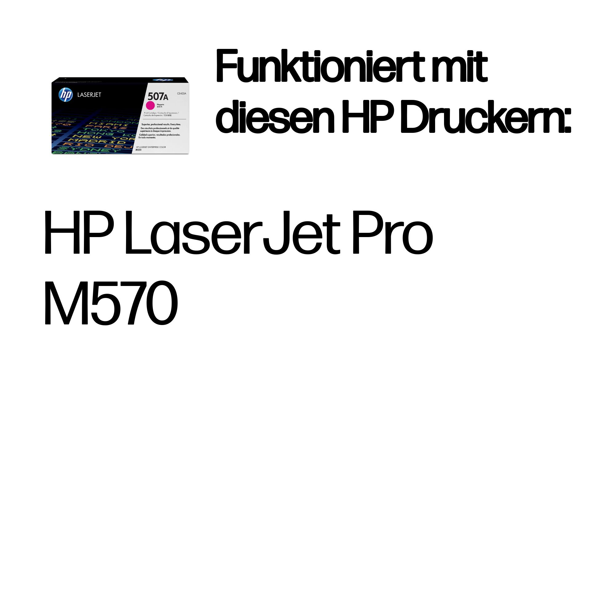 HP 507A Magenta Original LaserJet Tonerkartusche HP 507A Magenta Original LaserJet Tonerkartusche – Bild 2