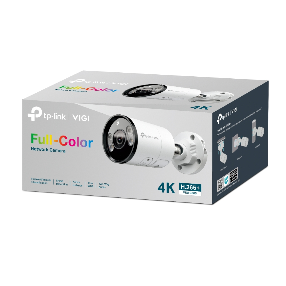 Omada VIGI C385(4mm) 8MP Bullet IP Kamera Omada VIGI C385(4mm) 8MP Bullet IP Kamera – Bild 4