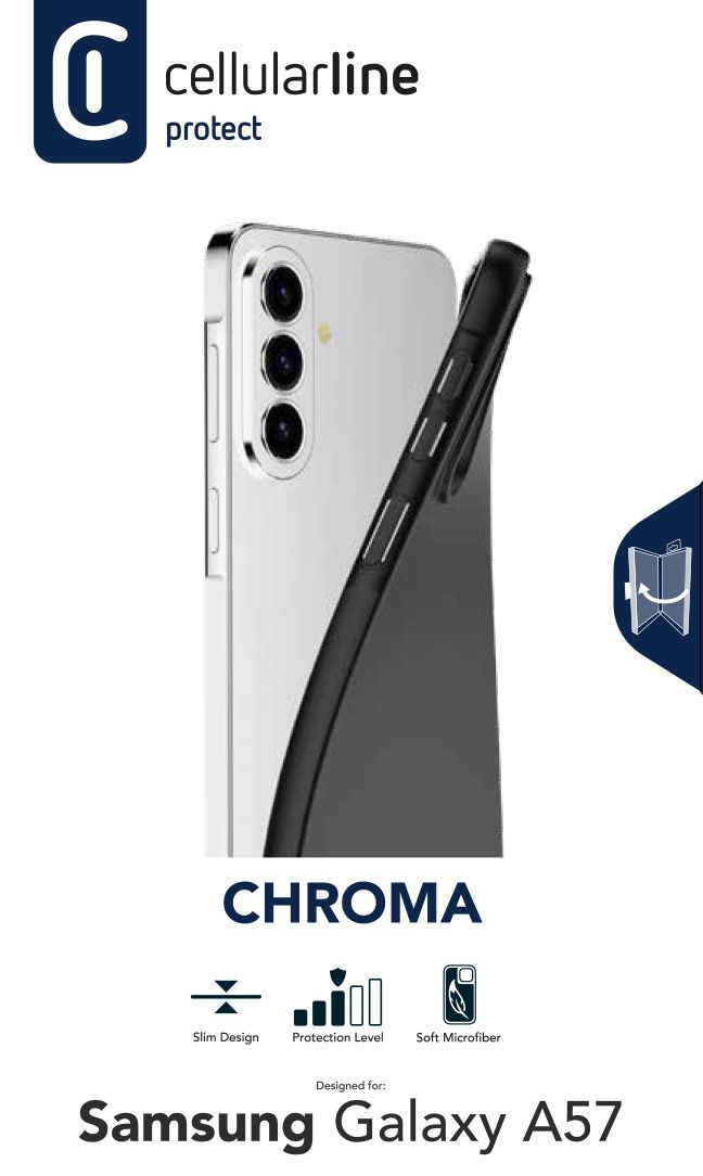 Cellularline Chroma Case für Samsung A57 5G Black Cellularline Chroma Case für Samsung A57 5G Black – Bild 2