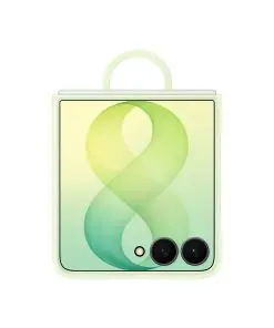 Alternative view of Samsung Silicone Ring Magnet Case für Galaxy Flip8 green