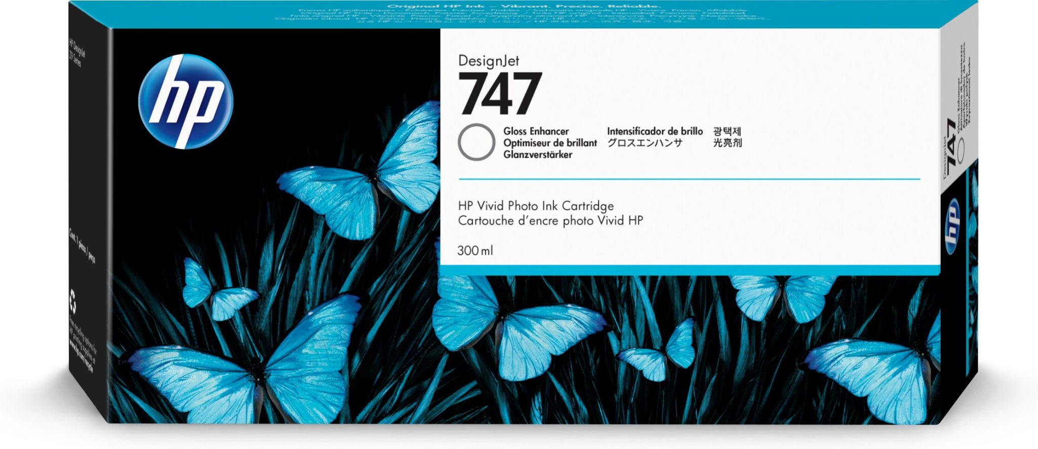 HP 747 Glanz Enhancer DesignJet Tintenpatrone, 300 ml HP 747 Glanz Enhancer DesignJet Tintenpatrone, 300 ml – Bild 2