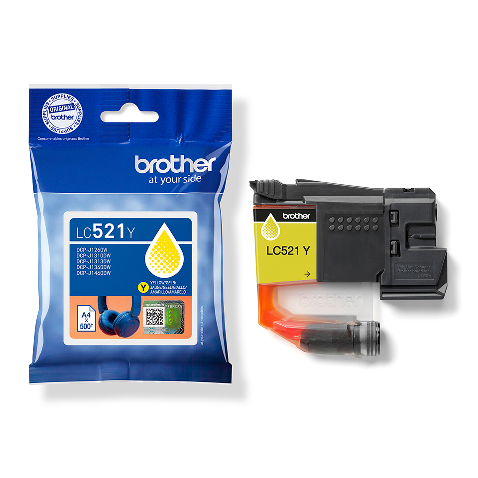 Brother Tintenpatronen LC-521Y Gelb (ca. 500 Seiten) Brother Tintenpatronen LC-521Y Gelb (ca. 500 Seiten) – Bild 5