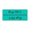 Schriftband FLe-7511 Einzelfähnchen-Etiketten gelb (72 Stück)