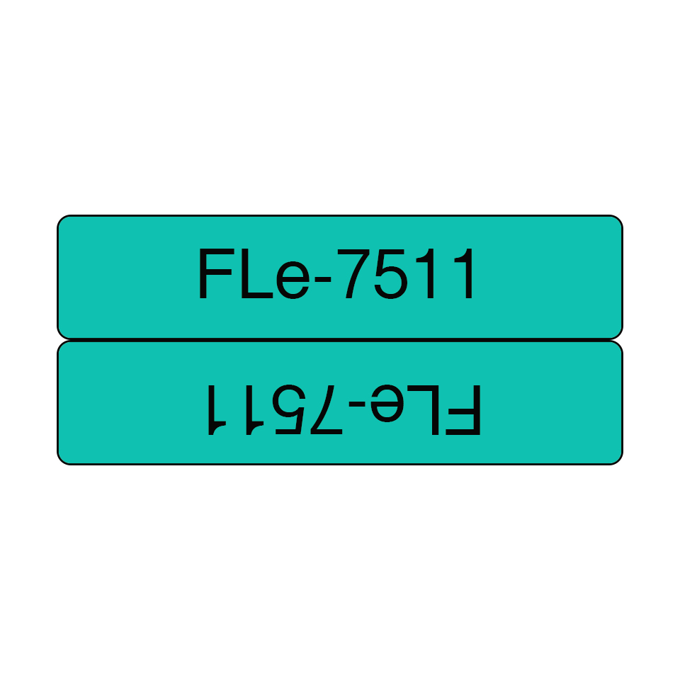 Schriftband FLe-7511 Einzelfähnchen-Etiketten gelb (72 Stück) Schriftband FLe-7511 Einzelfähnchen-Etiketten gelb (72 Stück)