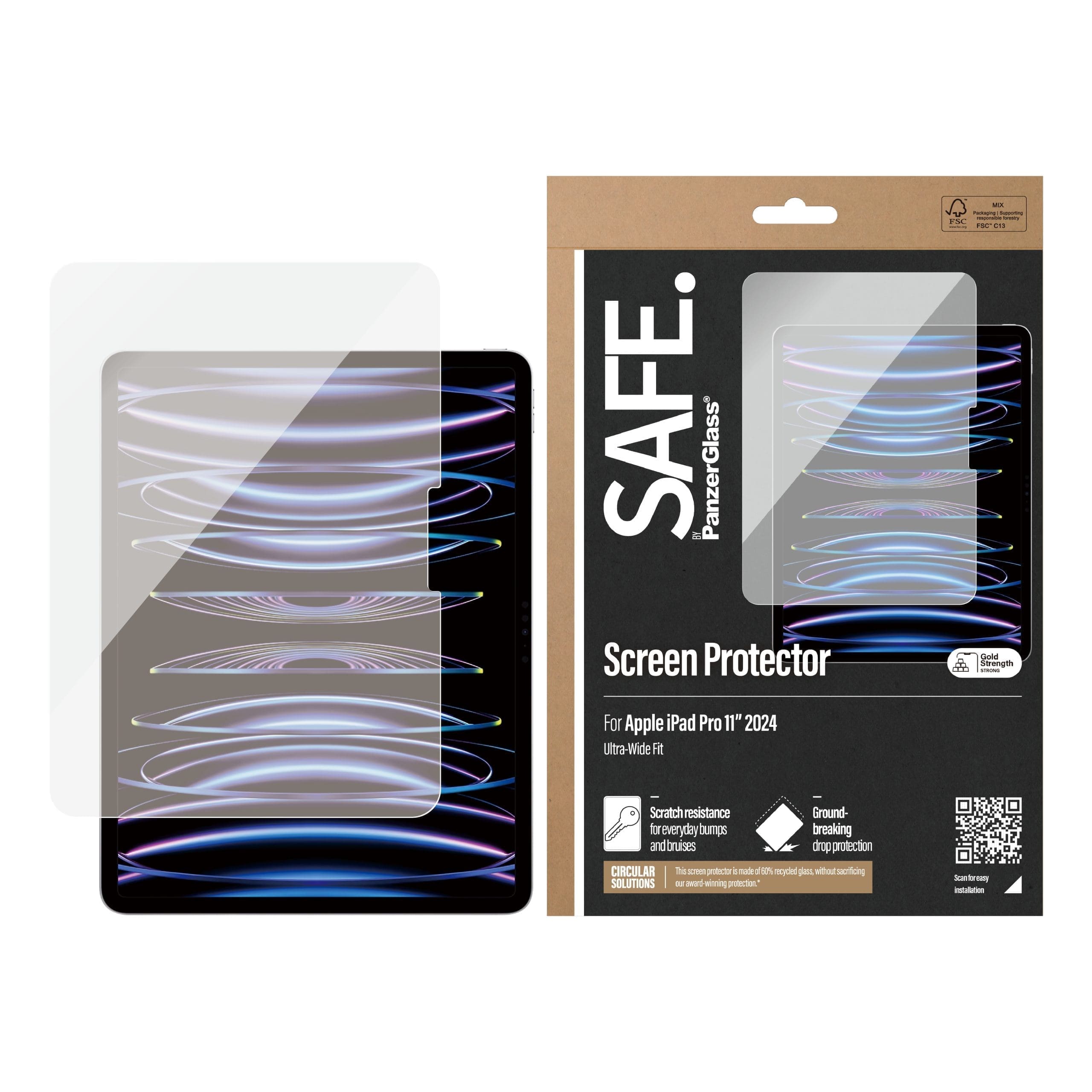 SAFE Screen Protector iPad Pro 11" (2024) -Ultra-Wide Fit SAFE Screen Protector iPad Pro 11" (2024) -Ultra-Wide Fit – Bild 2