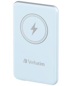 Verbatim Charge 'n' Go Lithium Polymer (LiPo) 5000 mAh Kabelloses Aufladen Blau