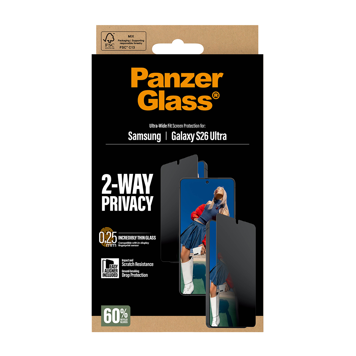 PanzerGlass Privacy Screen Protector Galaxy S26 Ultra UWF PanzerGlass Privacy Screen Protector Galaxy S26 Ultra UWF – Bild 3