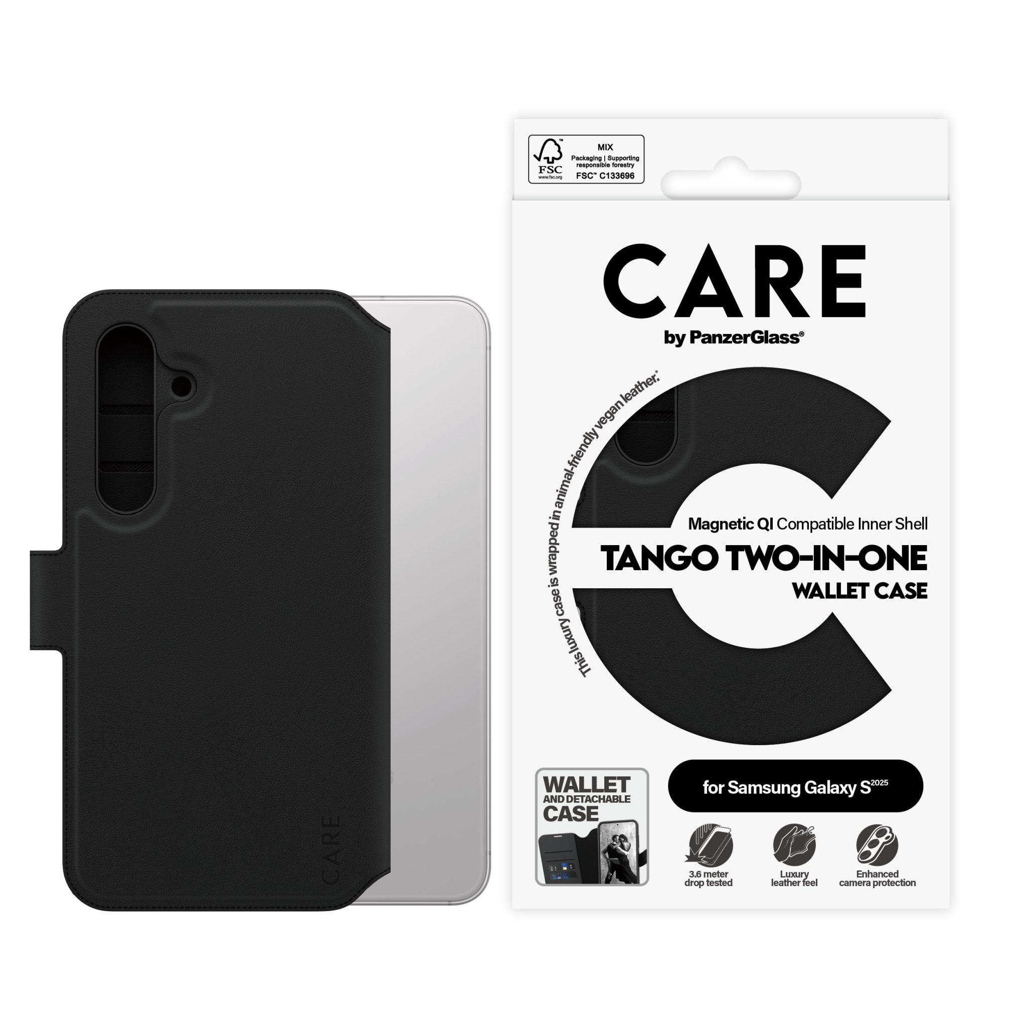 CARE Feature Case Tango 2-in-1 w. QI Compatible Galaxy S25 CARE Feature Case Tango 2-in-1 w. QI Compatible Galaxy S25 – Bild 2