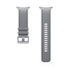 Samsung Peakform Band, Gray (für WatchUltra /2) Durch das Schnellwechselsystem, kannst du innerhalb von Sekunden das Band ohne weitere Hilfsmittel und mit nur einem Knopfdruck wechseln. Wähle ein Armband das zu deinem Stil passt und verleihe deiner Galaxy Watch einen persönlichen Touch.