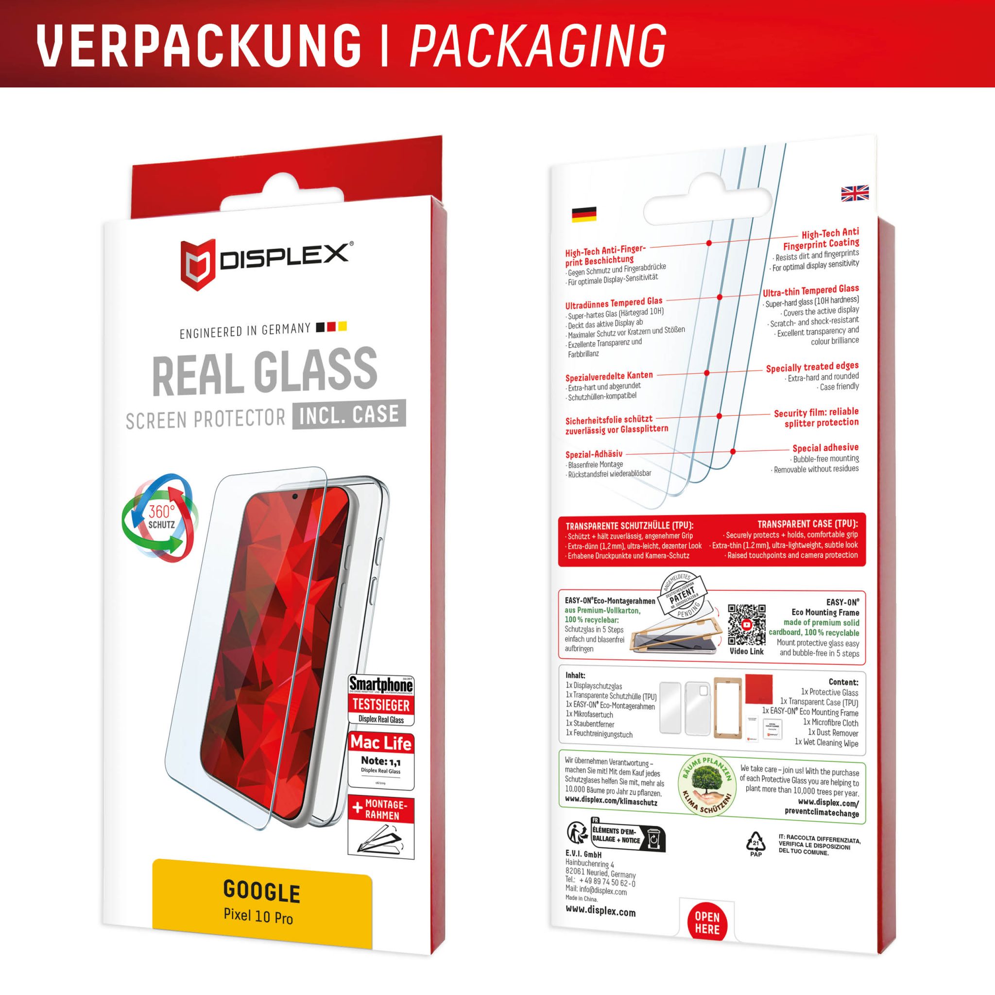DISPLEX Panzerglas 10H inklusive Handyhülle transparent für Google Pixel 10 Pro DISPLEX Panzerglas 10H inklusive Handyhülle transparent für Google Pixel 10 Pro – Bild 10