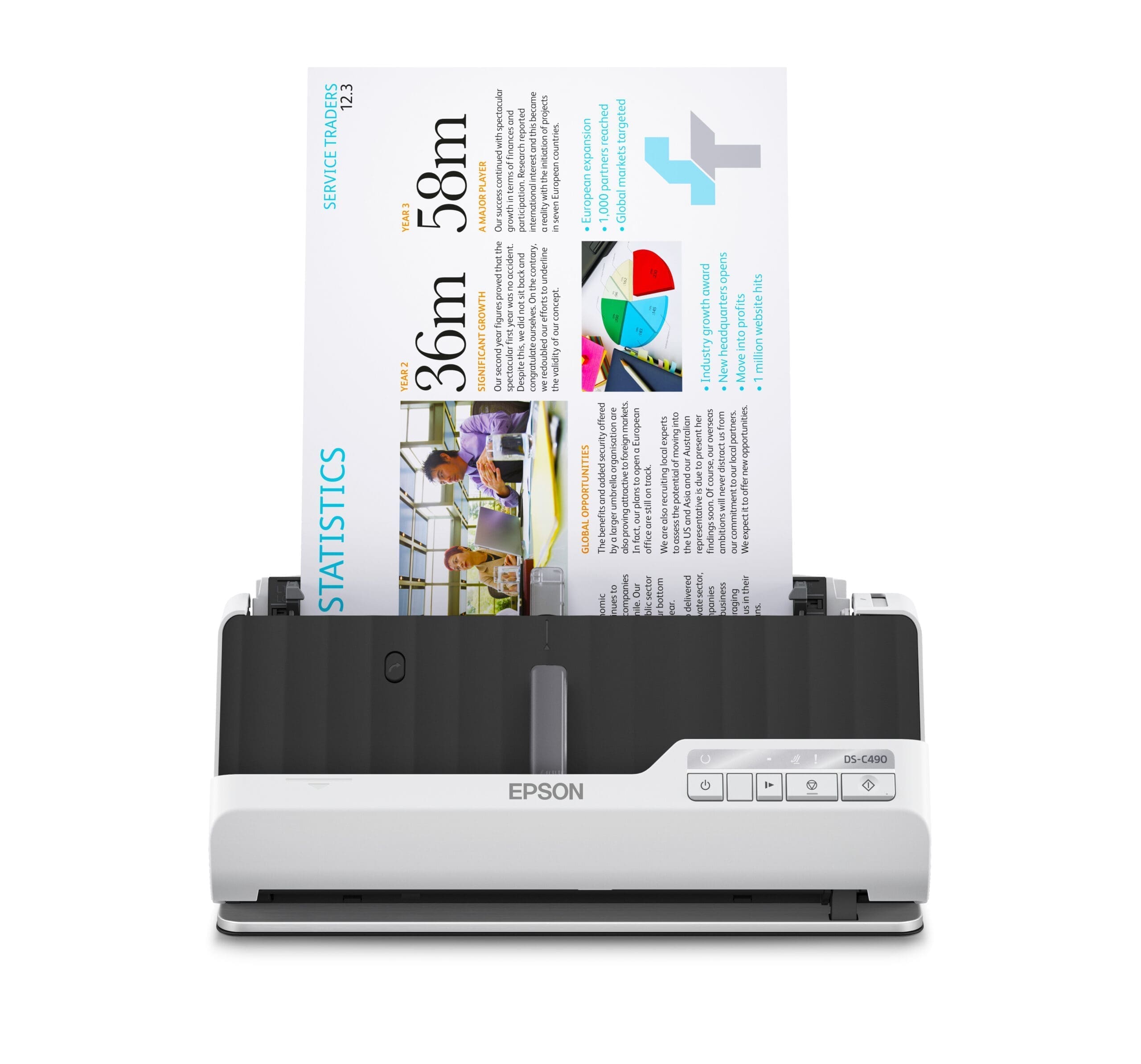 Epson WorkForce DS-C490 Dokumentenscanner Epson WorkForce DS-C490 Dokumentenscanner