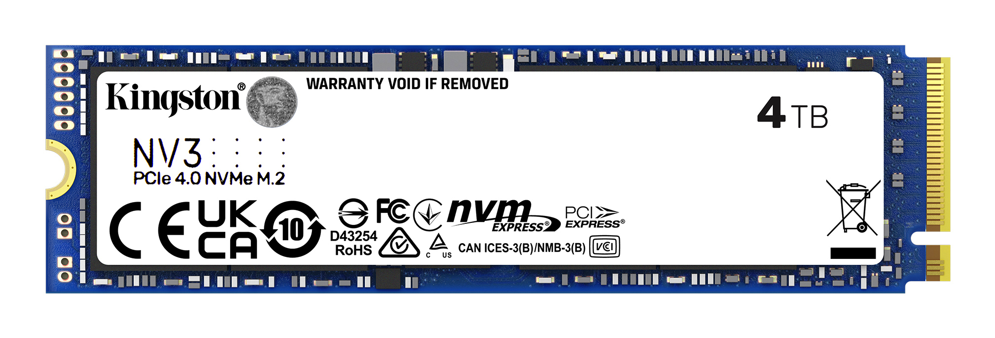 Kingston SSD M.2 NV3 4TB Kingston SNV3S/4000G Kingston SSD M.2 NV3 4TB Kingston SNV3S/4000G – Bild 3
