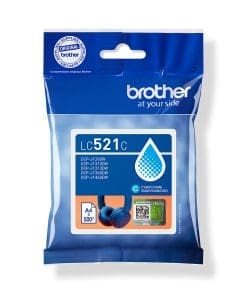 Brother Tintenpatronen LC-521C Cyan (ca. 500 Seiten)