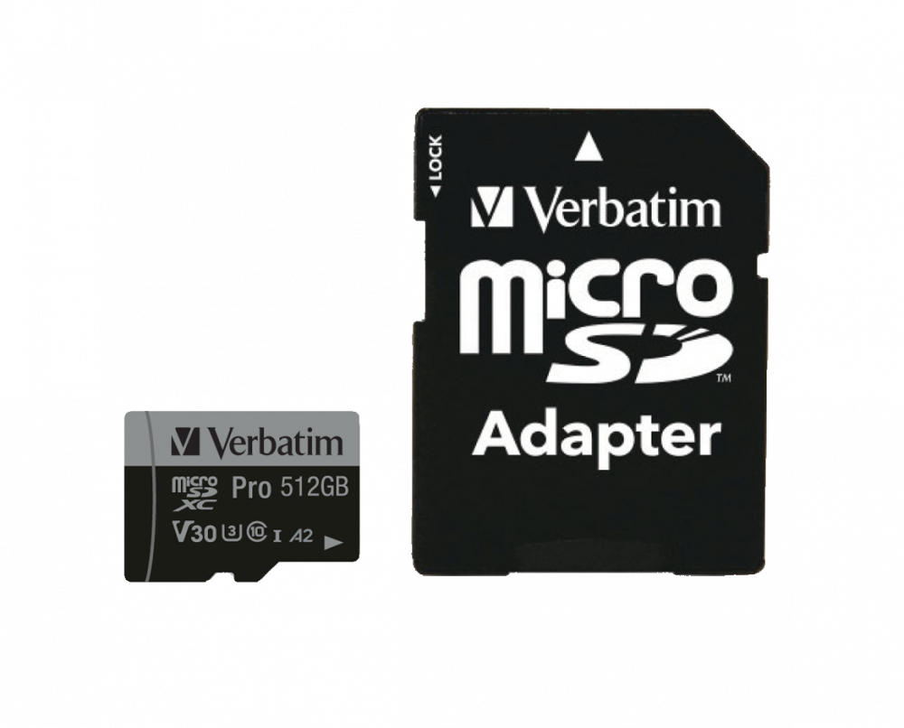 Verbatim 47046 Speicherkarte 512 GB MicroSDXC UHS-I Klasse 10 Verbatim 47046 Speicherkarte 512 GB MicroSDXC UHS-I Klasse 10