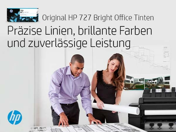 HP 727 Gelb DesignJet Tintenpatrone, 300 ml HP 727 Gelb DesignJet Tintenpatrone, 300 ml – Bild 4