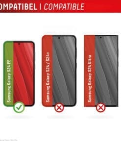 DISPLEX Panzerglas 10H inklusive Handyhülle transparent für Samsung Galaxy S24 FE – Bild 7