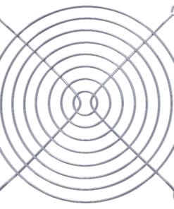 Alternative view of InLine® Lüftergitter Metall, verchromt, 140x140mm, silber
