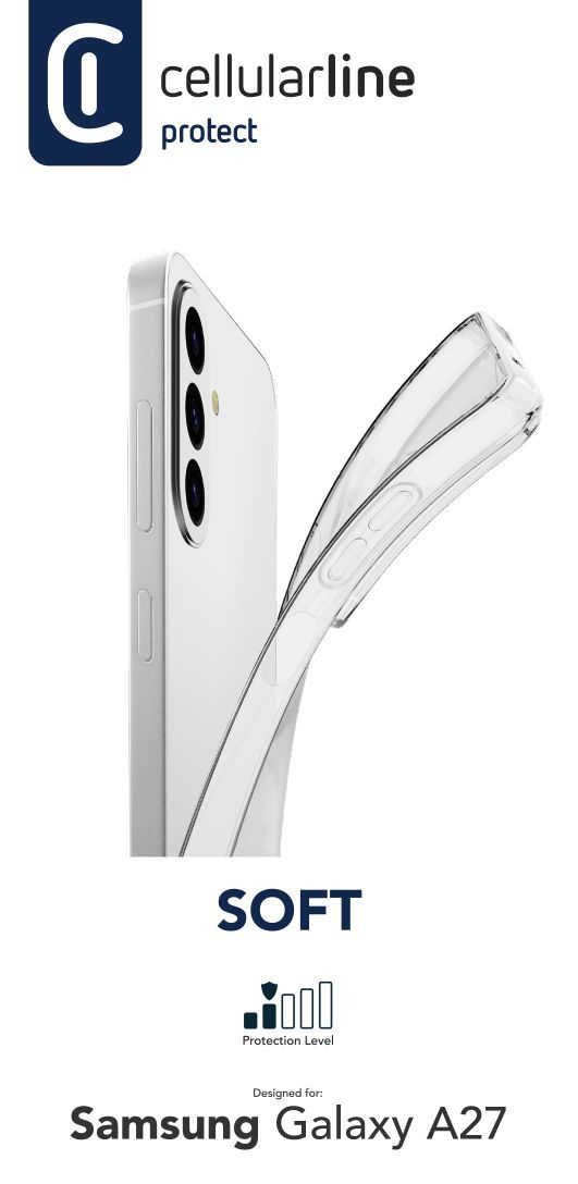 Cellularline Soft Case für Samsung A27 5G Clear Cellularline Soft Case für Samsung A27 5G Clear – Bild 2