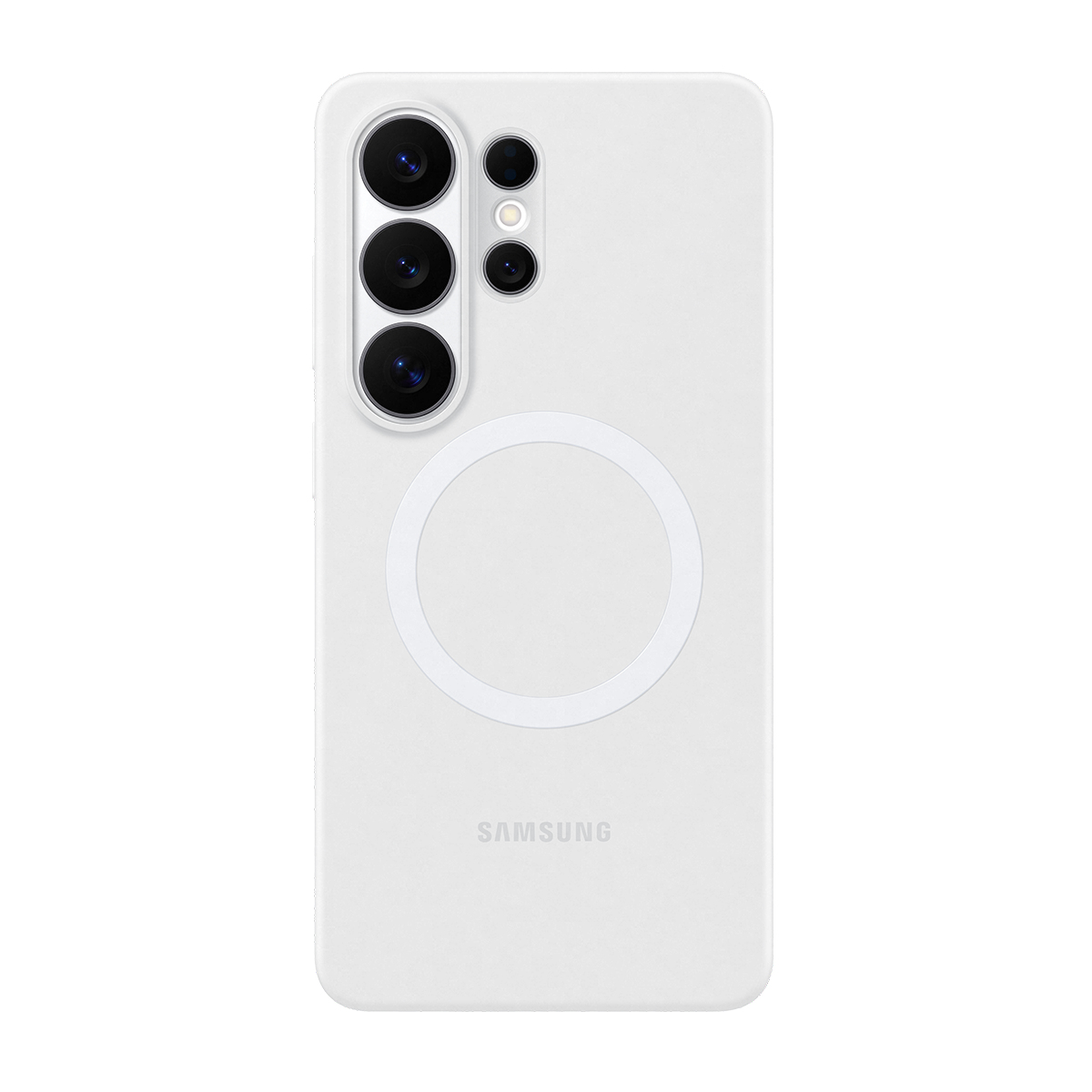 Samsung Silicone Magnet Case Galaxy S26 Ultra, White Samsung Silicone Magnet Case Galaxy S26 Ultra, White