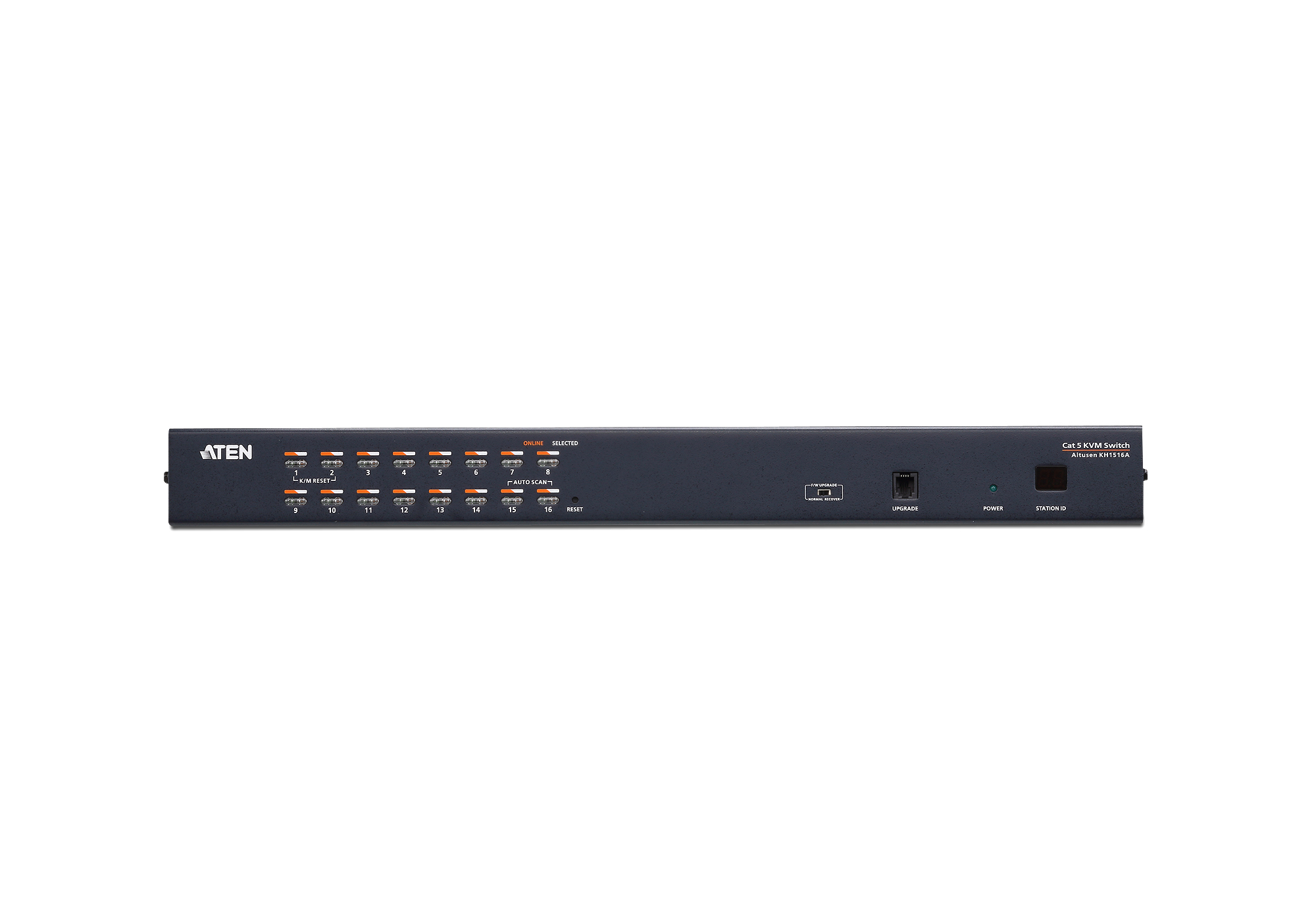 ATEN KH1516A, 16-Port Cat.5 KVM-Switch mit Daisy-Chain-Port, 19", 1HE ATEN KH1516A, 16-Port Cat.5 KVM-Switch mit Daisy-Chain-Port, 19", 1HE – Bild 3
