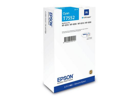 Epson WF Tinte cyan XL 4000 Seiten 39ml Epson WF Tinte cyan XL 4000 Seiten 39ml