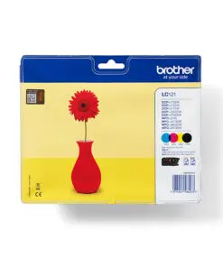 Brother Tintenpatronen LC-121 Multipack (je 1x BK/M/C/Y)