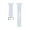 Samsung Misty Band (S/M), Blue (für Watch 8 und 9) Zweifarbiges Design, angenehmer Tragekomfort Das Misty Band aus softem, flexiblem Silikon sorgt den ganzen Tag über für einen angenehmen Tragekomfort und das sanfte, zweifarbige Pastell-Design lässt dich stets stilvoll erscheinen. Das Misty Band liegt eng und dennoch sanft am Handgelenk an, wodurch Fitnessdaten genau erfasst werden können - unabhängig, ob beim leichten Training oder beim Power-Workout. Durch das Schnellwechselsystem, kannst du innerhalb von Sekunden das Band ohne weitere Hilfsmittel und mit einem Knopfdruck wechseln. Wähle ein Armband das zu deinem Stil passt und verleihe deiner Galaxy einen persönlichen Touch.