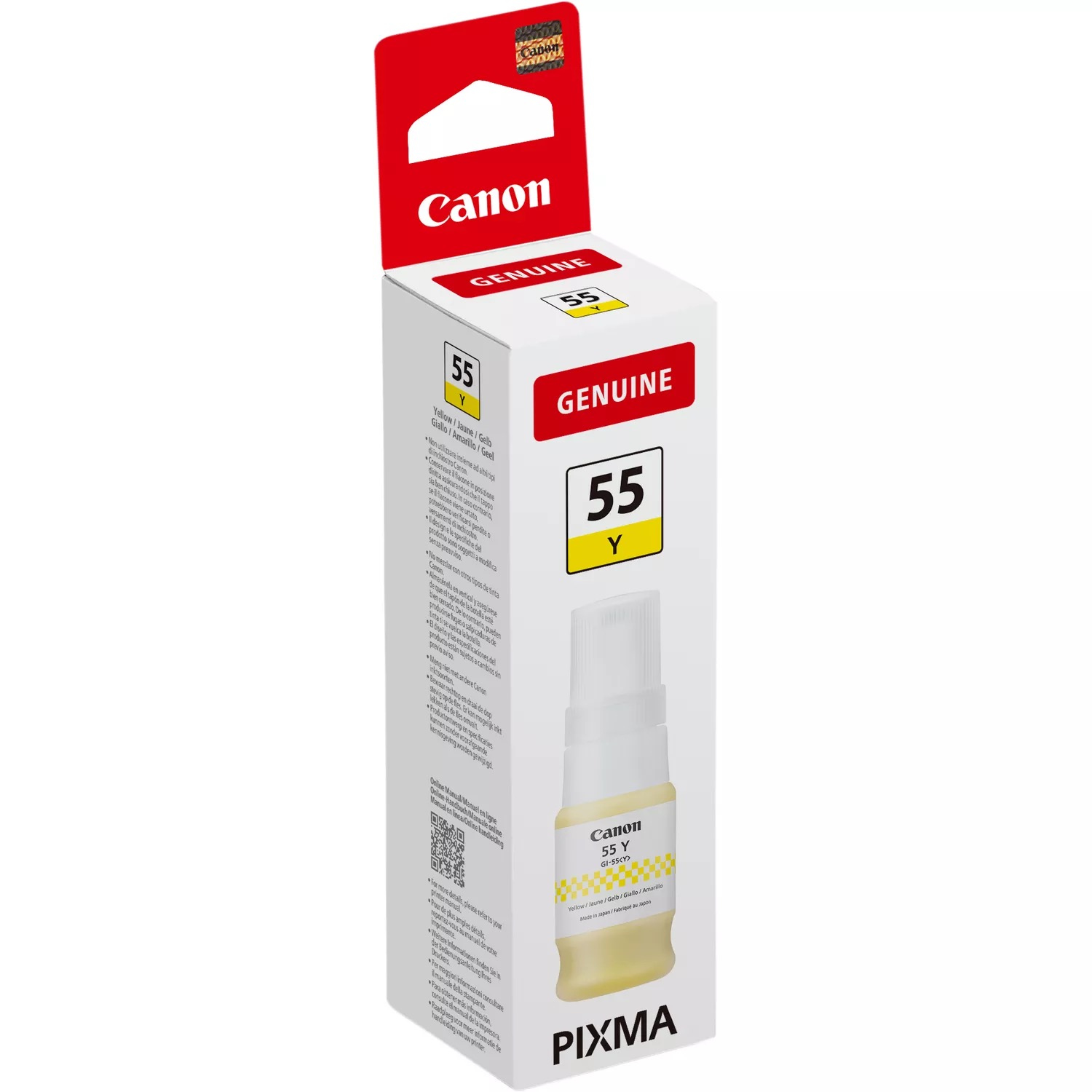 Canon Tintenflasche GI-55Y Gelb (40ml) Canon Tintenflasche GI-55Y Gelb (40ml) – Bild 3