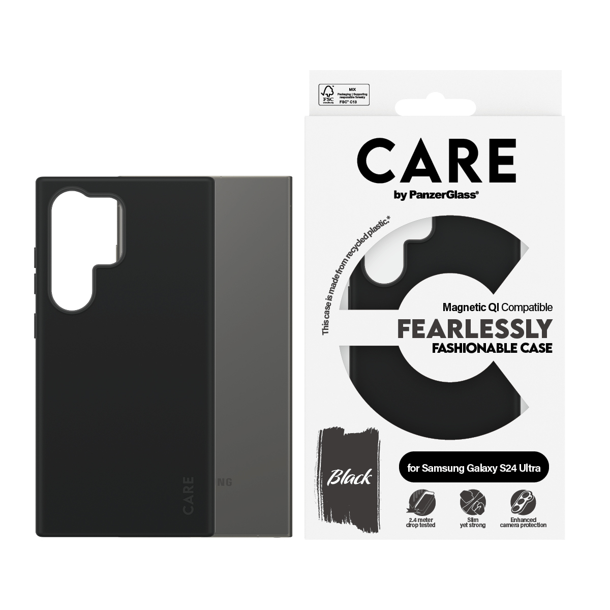 CARE Fashionable Case Black Samsung S24 Ultra CARE Fashionable Case Black Samsung S24 Ultra – Bild 2