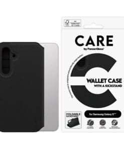Alternative view of CARE Feature Wallet Case w. Kickstand Samsung Galaxy S25