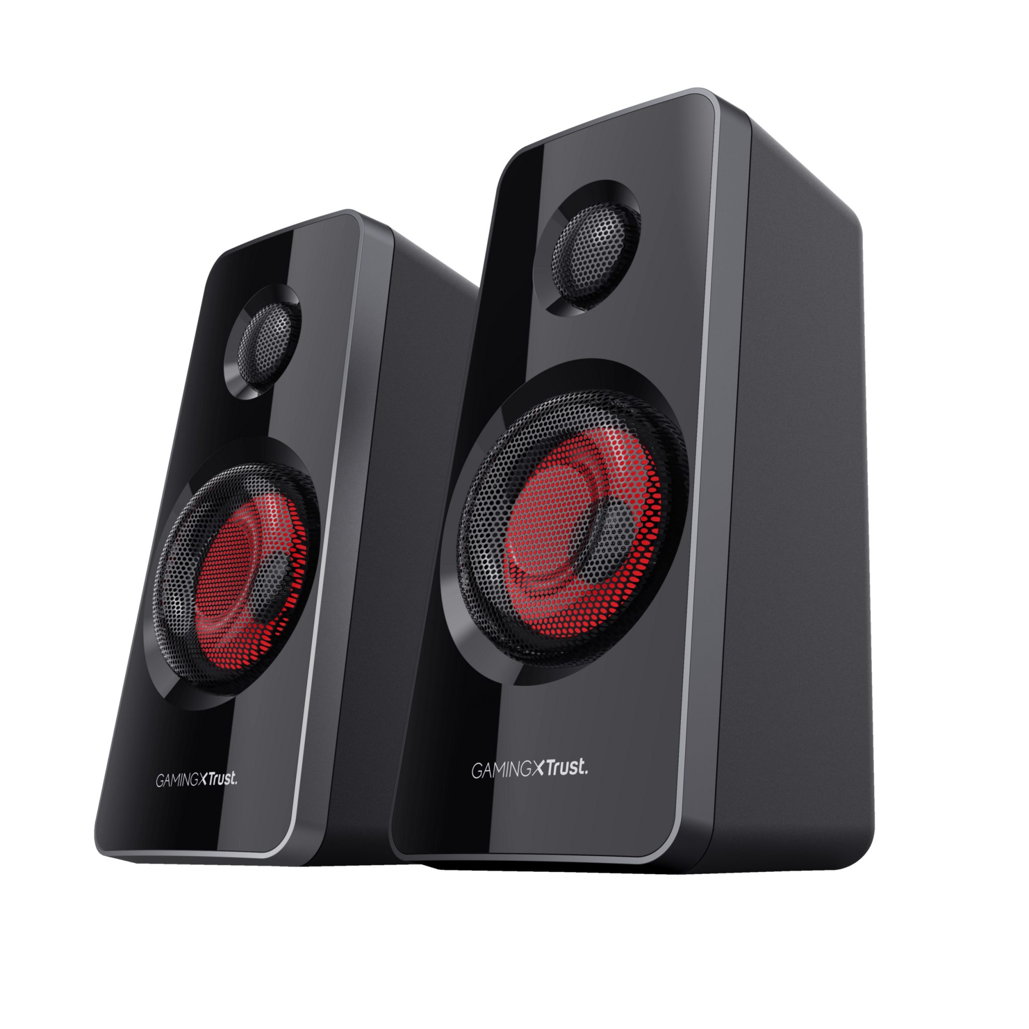 Trust Gaming GXT 38 2.1 Gaming Lautsprechersystem mit Subwoofer, schwarz/rot Trust Gaming GXT 38 2.1 Gaming Lautsprechersystem mit Subwoofer, schwarz/rot – Bild 2
