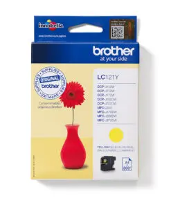 Brother Tintenpatrone LC-121Y Gelb (ca. 300 Seiten)