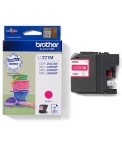 Brother Tintenpatrone LC-221M Magenta (ca. 260 Seiten) Brother Tintenpatrone LC-221M Magenta (ca. 260 Seiten) – Bild 3