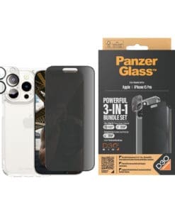 Alternative view of PanzerGlass 3-in-1-Privacy-Pack iPhone 15 Pro