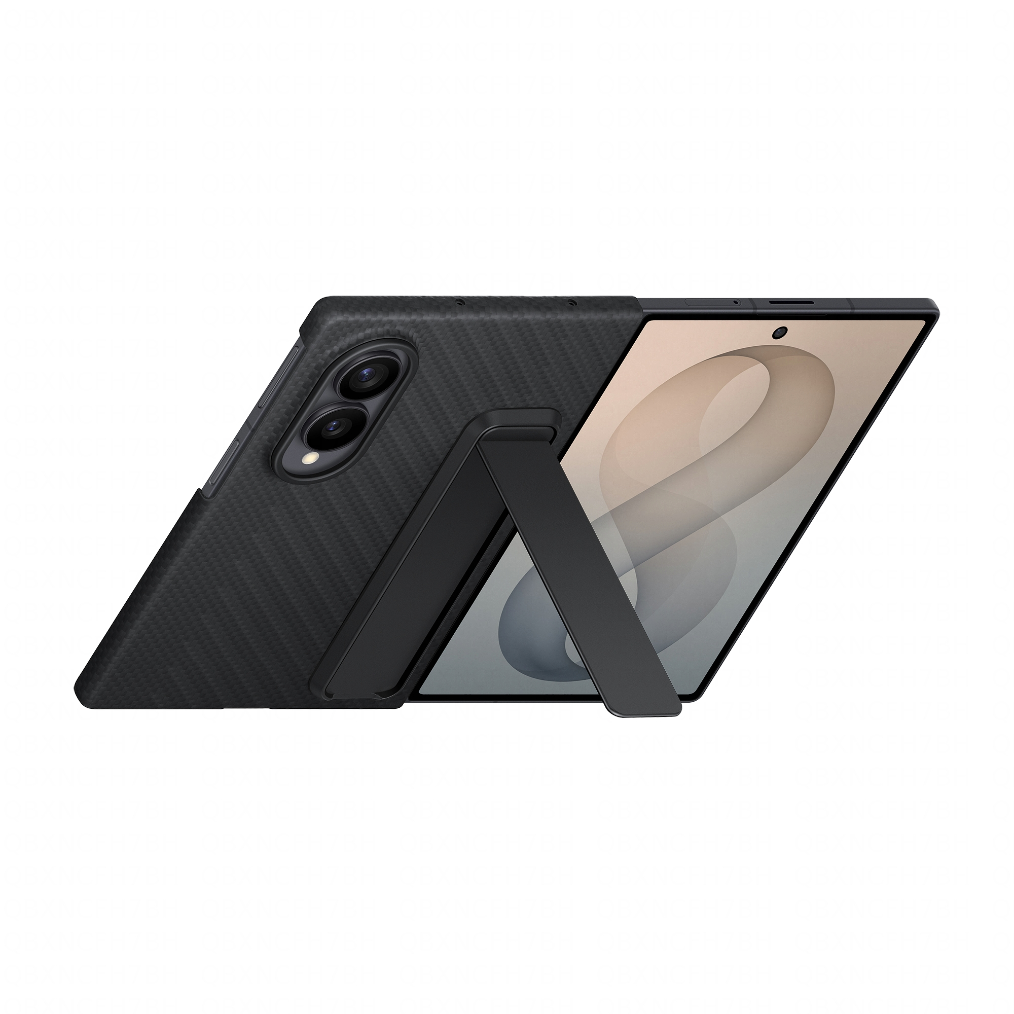Samsung Carbon Standing Case für Galaxy Fold8, black Samsung Carbon Standing Case für Galaxy Fold8, black – Bild 3
