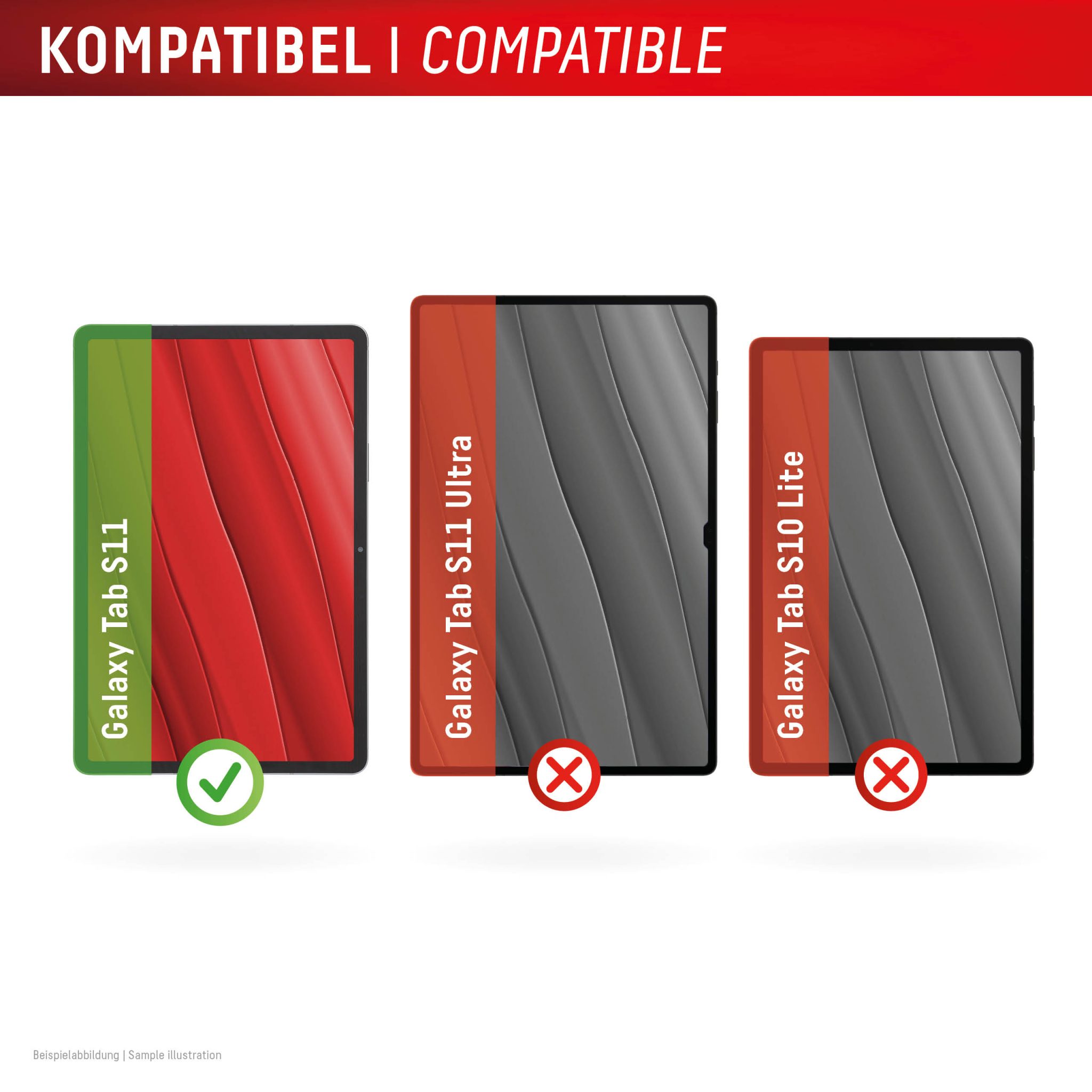 DISPLEX Panzerglas Samsung Galaxy Tab S11 DISPLEX Panzerglas Samsung Galaxy Tab S11 – Bild 5
