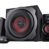 Trust Gaming GXT 38 2.1 Gaming Lautsprechersystem mit Subwoofer, schwarz/rot
