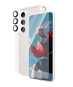 PanzerGlass 3-in-1 Pack Samsung Galaxy S24 -Ultra-Wide Fit