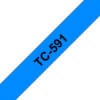 Schriftband TC-591 (lam.) Schwarz auf Blau 9mm x 7,7m Brother Toner TN-900BK Schwarz mit einer Reichweite für ca. 6000 Seiten.