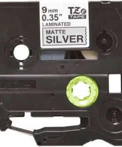 Alternative view of Brother TZe-M921 silber-metallic /schwarz, 9 mm 8 m laminiert