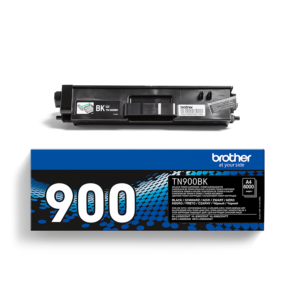 Brother Toner TN-900BK Schwarz (ca. 6000 Seiten) Brother Toner TN-900BK Schwarz (ca. 6000 Seiten) – Bild 2